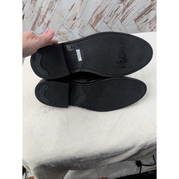 J. Crew Kenton Bluchers Black Leather Shoes main image 7